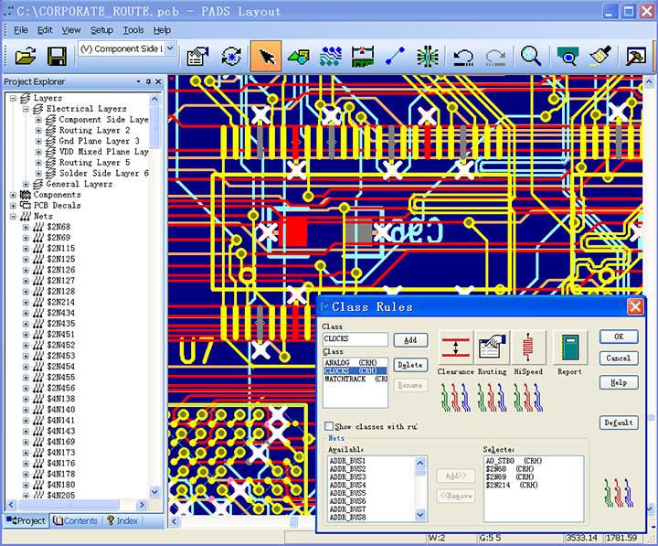 PowerPCB7軟件界面